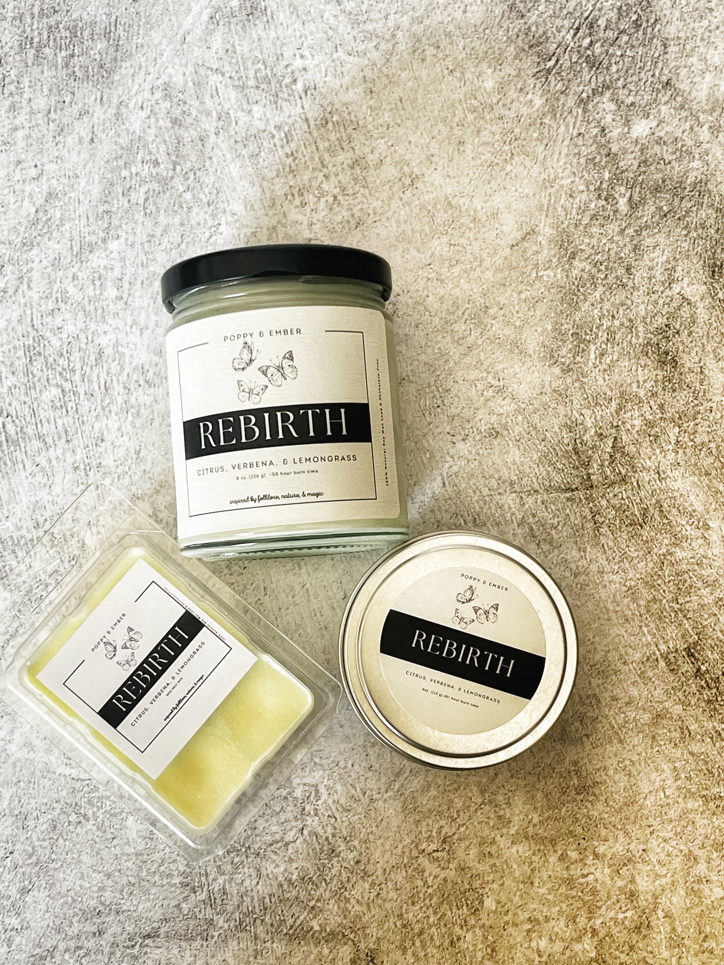 Rebirth Crystal Candle