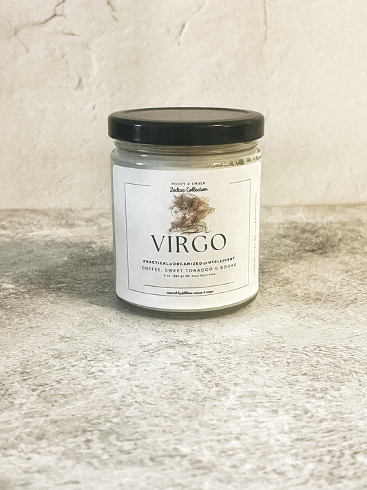 Virgo Zodiac Candle