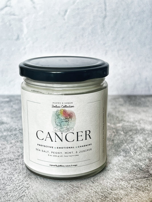 Cancer Zodiac Candle